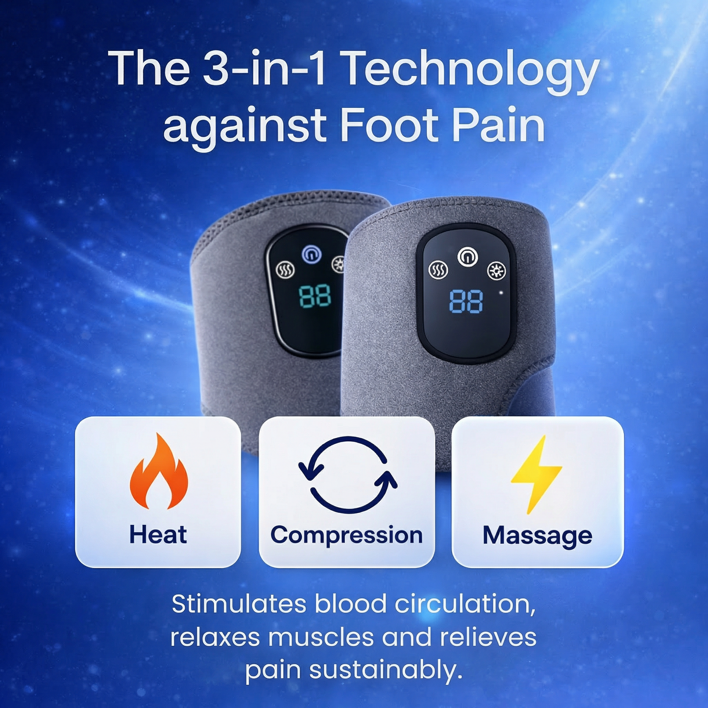Lymphcur Pro™ 3-in-1 Foot Massager