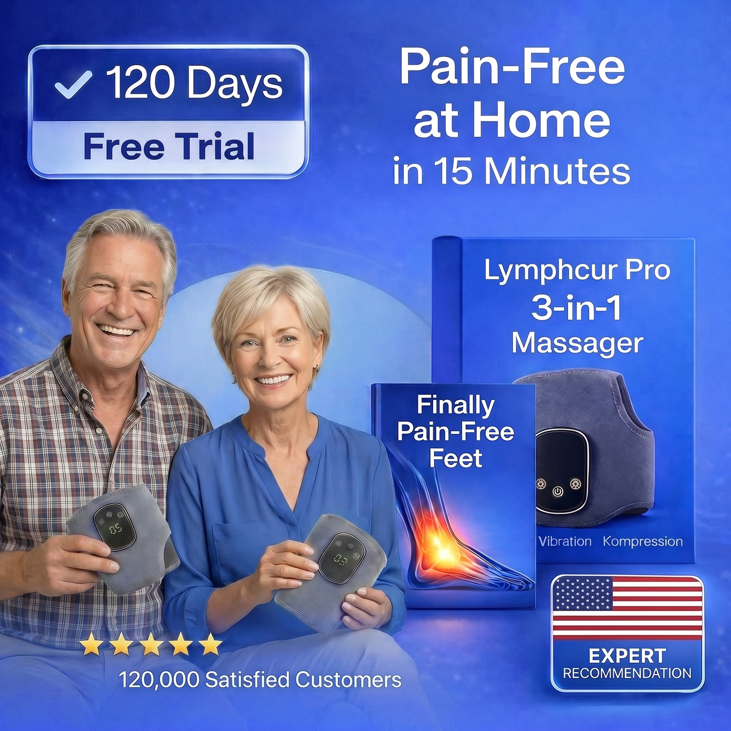Lymphcur Pro™ 3-in-1 Therapy Massager